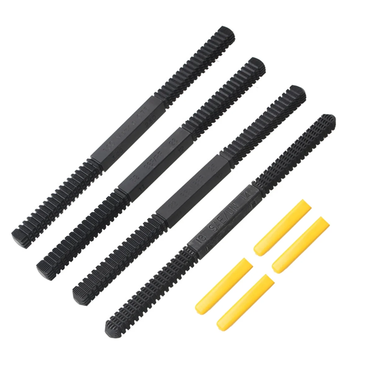 Hot sale 4PCS Thread Repair Tool Portable Thread Restoring File for Studs Pipe Screws for /PF SAE/UN /BSF Metric