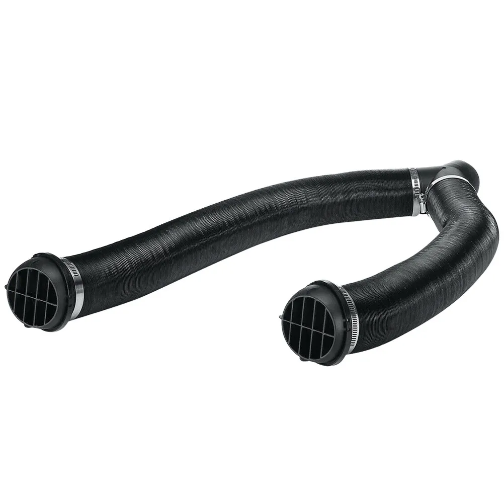 

1Set Heater Air Duct Flexible Hot Gas Pipe Large Ventilation Flow 75cm Y-Type Joint Exhaust Hose Replacement Heater Part