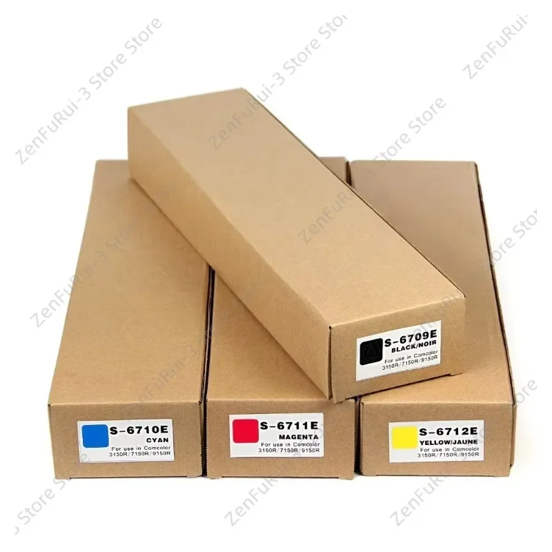 4‑Color 1000ml Compatible Ink Cartridge S‑6301E, For Comcolor 3050 7050 9050 Printer