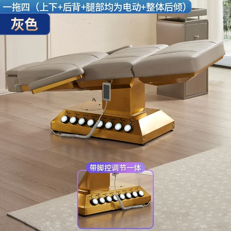 Electric Beauty Elevated Bed Beauty Salon Special Heating Constant Temperature Operating Bed with Foot Control