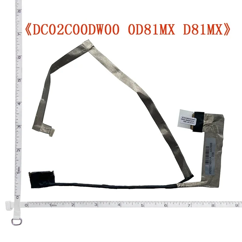 Laptop LCD Cable for Dell Latitude 7480 7490 E7480 E7490 LCD Video Display Cable 0D81MX D81MX DC02C00DW00 EDP CABLE FHD