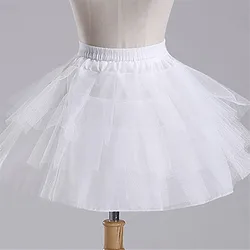 Flower Girls Petticoat Underskirt Cosplay Party Short Dress Jupon Enfant Fille Lolita Ballet Tutu Skirt Enaguas Sottogonna Mini