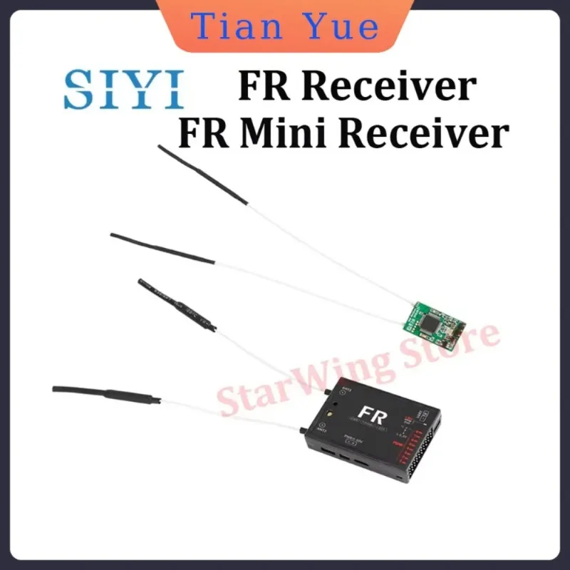 SIYI FR Receiver and FR Mini Receiver 2.4G with Long Range Telemetry S.Bus PWM Control for FT24 Transmitter FM30 Radio Module