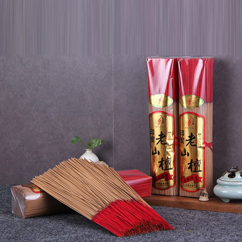 YXY 750g Smokeless Bamboo Stick Incense Bulk 32cm Indian Laoshan Sandalwood Incense Sticks Living Room Buddha Worship Frangrance