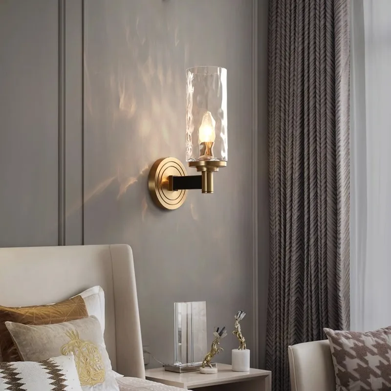 Postmoderne Alle Koperen Licht Luxe Wandlamp Minimalistische Slaapkamer Bedlampje Woonkamer Nordic Creatieve En Gepersonaliseerde Ba