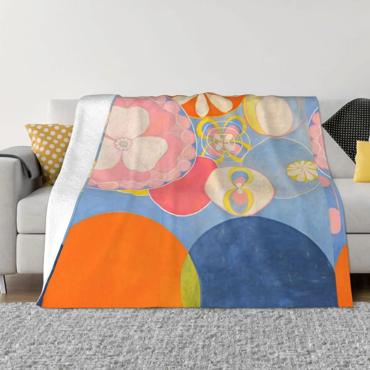 

group iv - hilma af klint design Throw Blanket Personalized Gift Blankets for babies Fluffy Blankets Large Baby Blanket