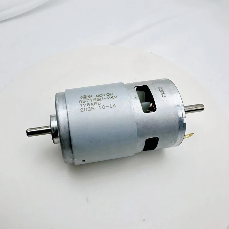 Micro 775 DC Motor Grinder Polisher, 24V Dual Shaft for DIY and Professional Use