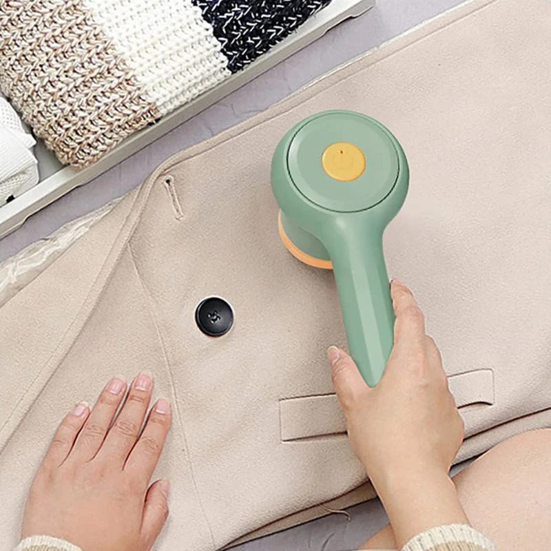 Electric Lint Remover Portable Clothes Sweater Curtains Fuzz Fabric Shaver USB Rechargeable Pill Remover Lint Pellet Cut Machine