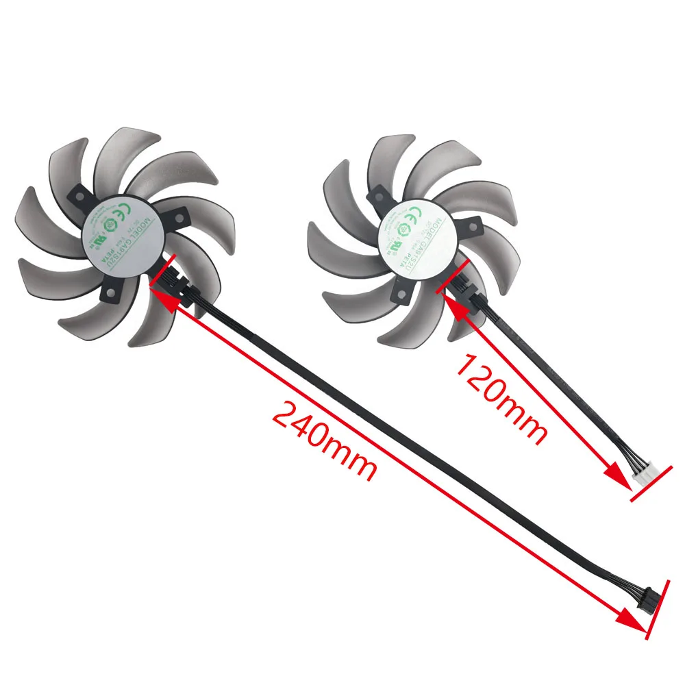 85mm GA91S2U 12V 0.4A Cooling Fan RTX2060 RTX2070 Graphics Card Fan For PNY Palit RTX 2060 2070 Gamingpro Dual GPU Cooler