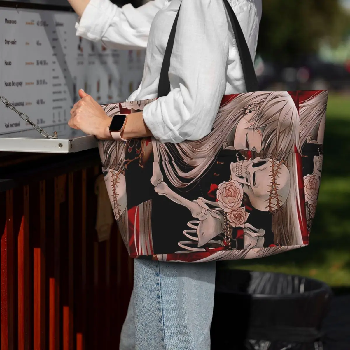 

Пляжная большая сумка Undertaker Black Butler, спортивная сумка для занятий йогой, большая большая сумка, женская дорожная сумка, сумка для фитнеса