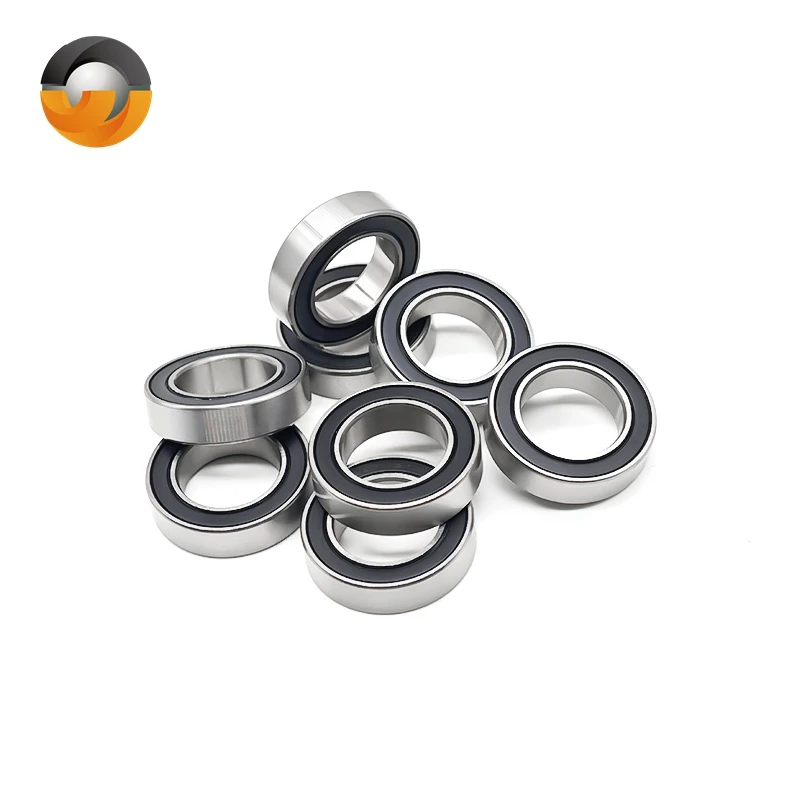 10PCS 17287RS Bearings17x28x7mm For Bike Wheels Bottom Bracket Repair Ball Bearing 17287-2RS MR17287 17287