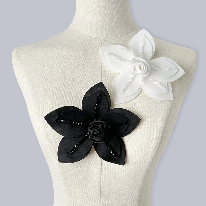 

Handmade 3D Large Flower Brooches Elegant Corsage Wedding Party Lapel Pins for Women Fashion Accessories Bridal Boutonniere Gift