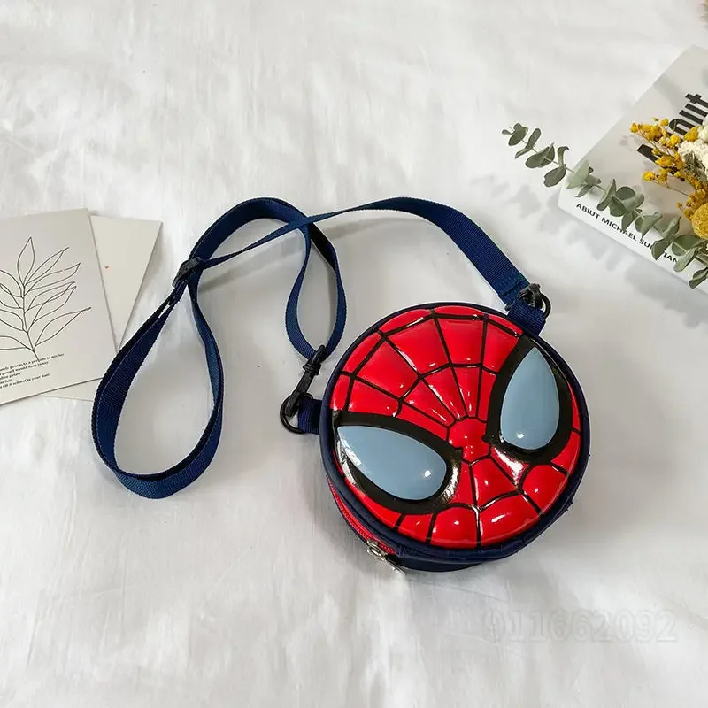 Disney Marvel Spider-Man New Children's Oblique Bag Cartoon Fashion Boys and Girls One-shoulder Oblique Bag Cute Boy Coin Purse