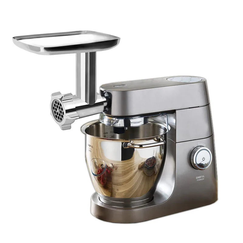 Multifunctional Stainless Steel Stand Mixer with Meat Grinding Function for Kitchen Baking Needs