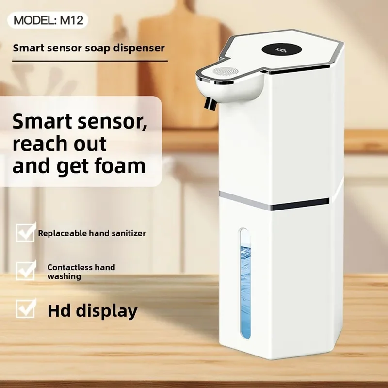 Automatic Liquid Soaps Dispenser For Kitchen Bathroom 4 Level Touchless Dish Soaps Dispenser IPX7 Deep Waterproof Soaps Pump