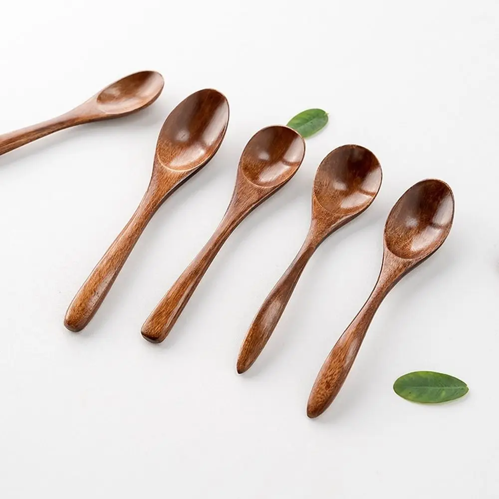 High Quality Natural Wooden Spoon Handmade Wooden Fork Dinner Kit Kitchen Accessories