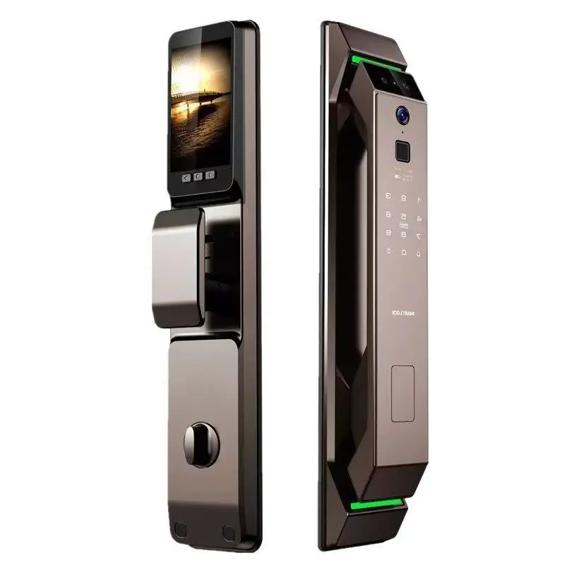 3D Facial Recognition Fingerprint Unlock Entrance Door Password TUYA Smart Lock Anti-theft Door Electronic Lock view 6
