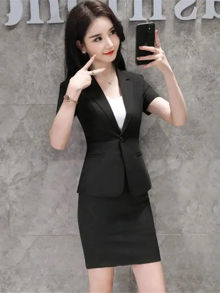 

Легкий летний женский деловой костюм Slim Fit: новинка, универсальный, профессиональный, модный