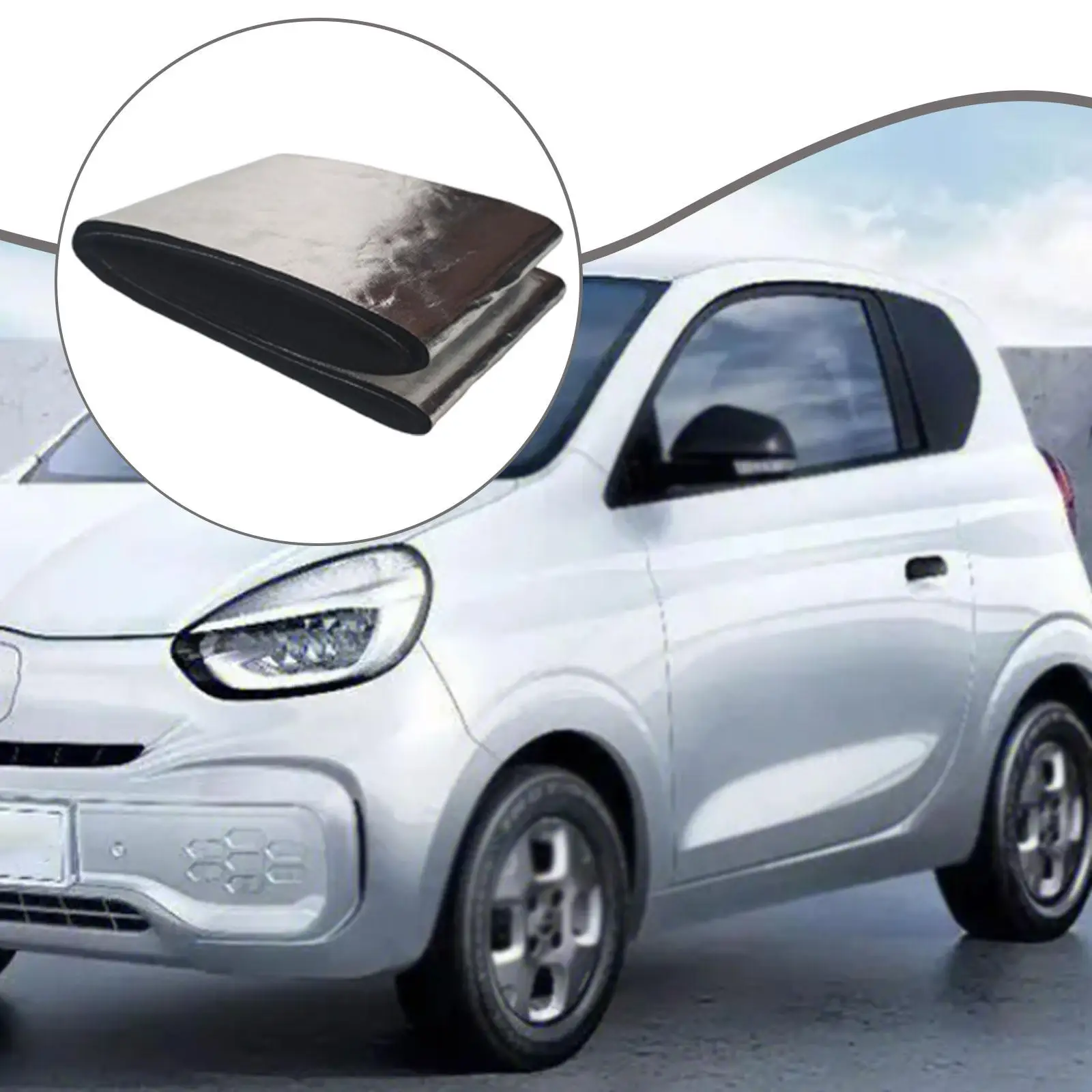 Universal Car Battery Cover Heat Resistant Flame Retardant Blanket Multipurpose for Winter Protection