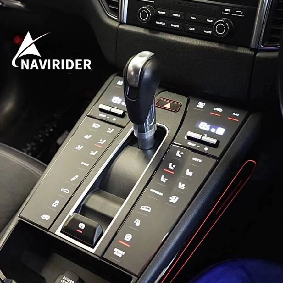 Center Console Gear Shift Panel Upgrade For Porsche Macan 2014-2021 (95B.1 /95B.2) Accessories Easy Installation