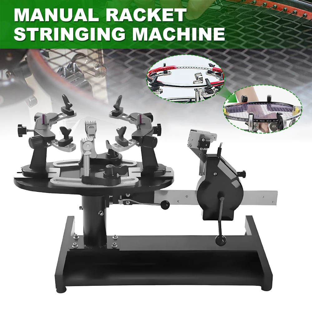 9-102 Pound Desktop Hand Operated Wire Drawing Machine Universal Machine For Badminton And Tennis Threading Machine