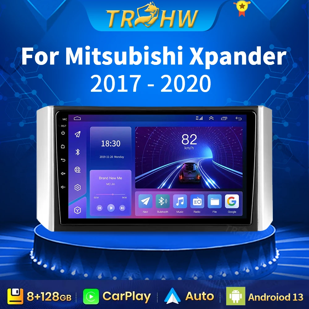 For Mitsubishi Xpander 2017 - 2020 Car Radio Multimedia Video Player Navigation GPS Android No 2din 2 din dvd