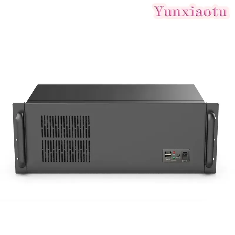 New Product Standard 4U Industrial Control Chassis Depth 25CM Thick 0.8MM Plate Laser Engraving Server Recommended Long Main