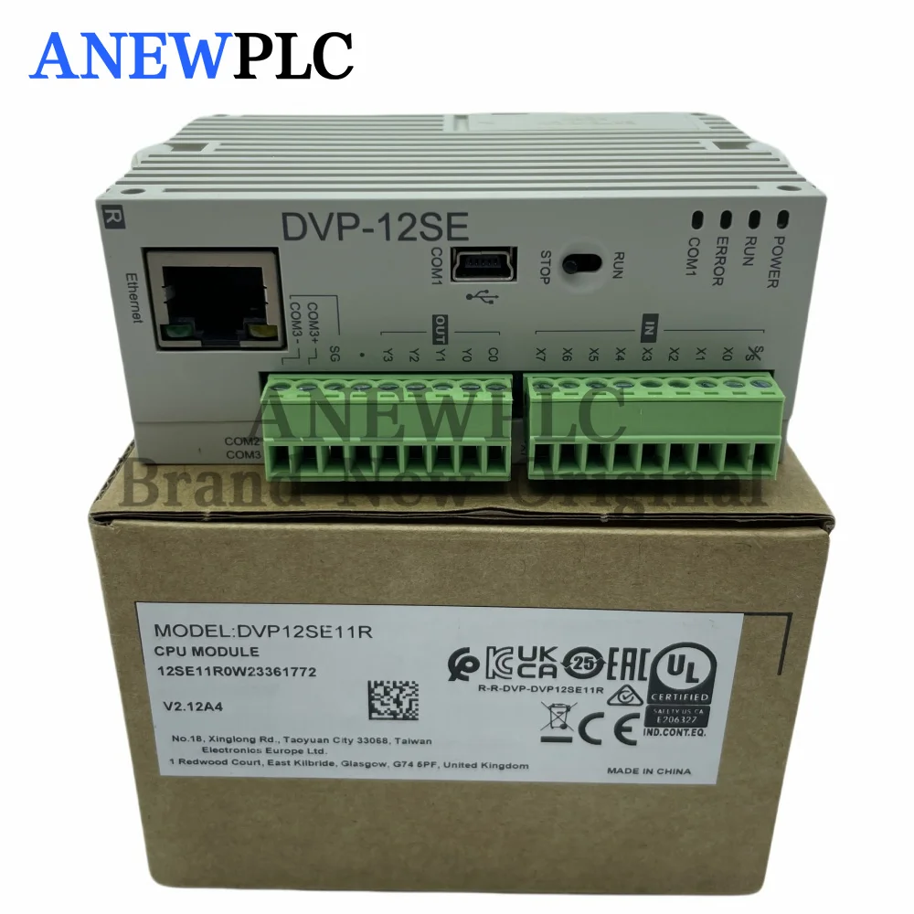 الأصلي لدلتا DVP12SE11R DVP12SS211S DVP12SA211R DVP12SA211T DVP12SE11T DVP10SX11R DVP10SX11T PLC وحدة تحكم إيثرنت #2