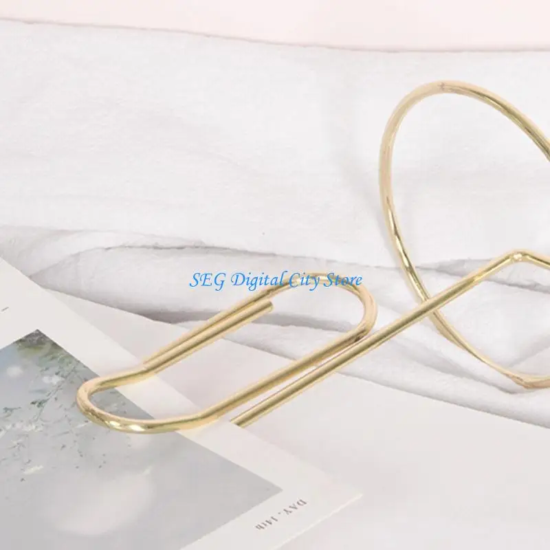 U75B Paper Clip Name Place Card Holder Memo Clip Holder Stand Note Clip Desktop Decor