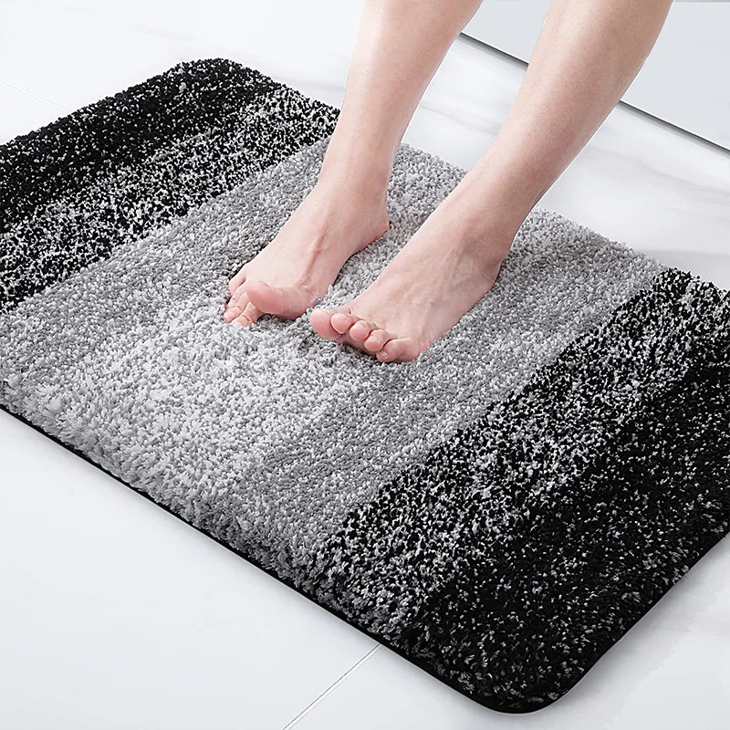 

Bathroom Mat Super Soft and Absorbent Microfiber Non-Slip Plush, Machine Washable Bath Mat for Bathroom Floors Tubs and Showers