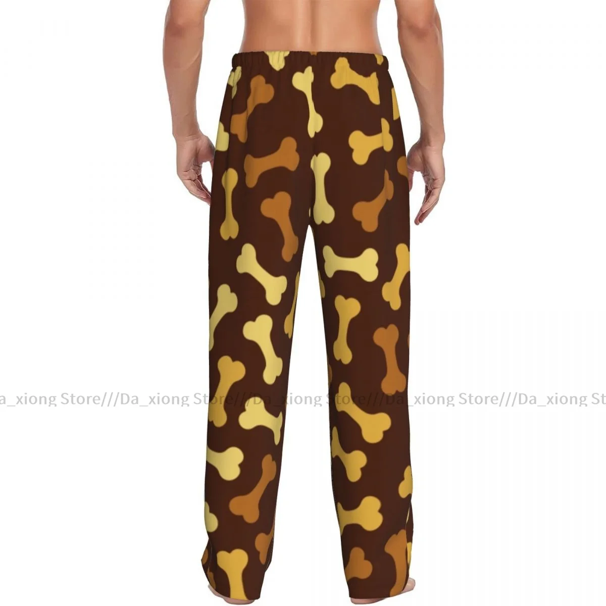 Dog Bone Pattern Mens Pajamas Pyjamas Pants Lounge Pants Sleep Bottoms