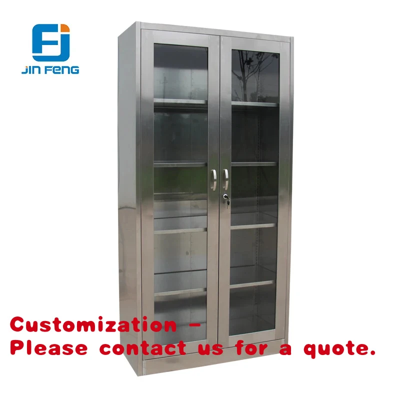 

custom.Stainless Steel Cupboard Display Cabinets and Glass Kitchen Cabinet