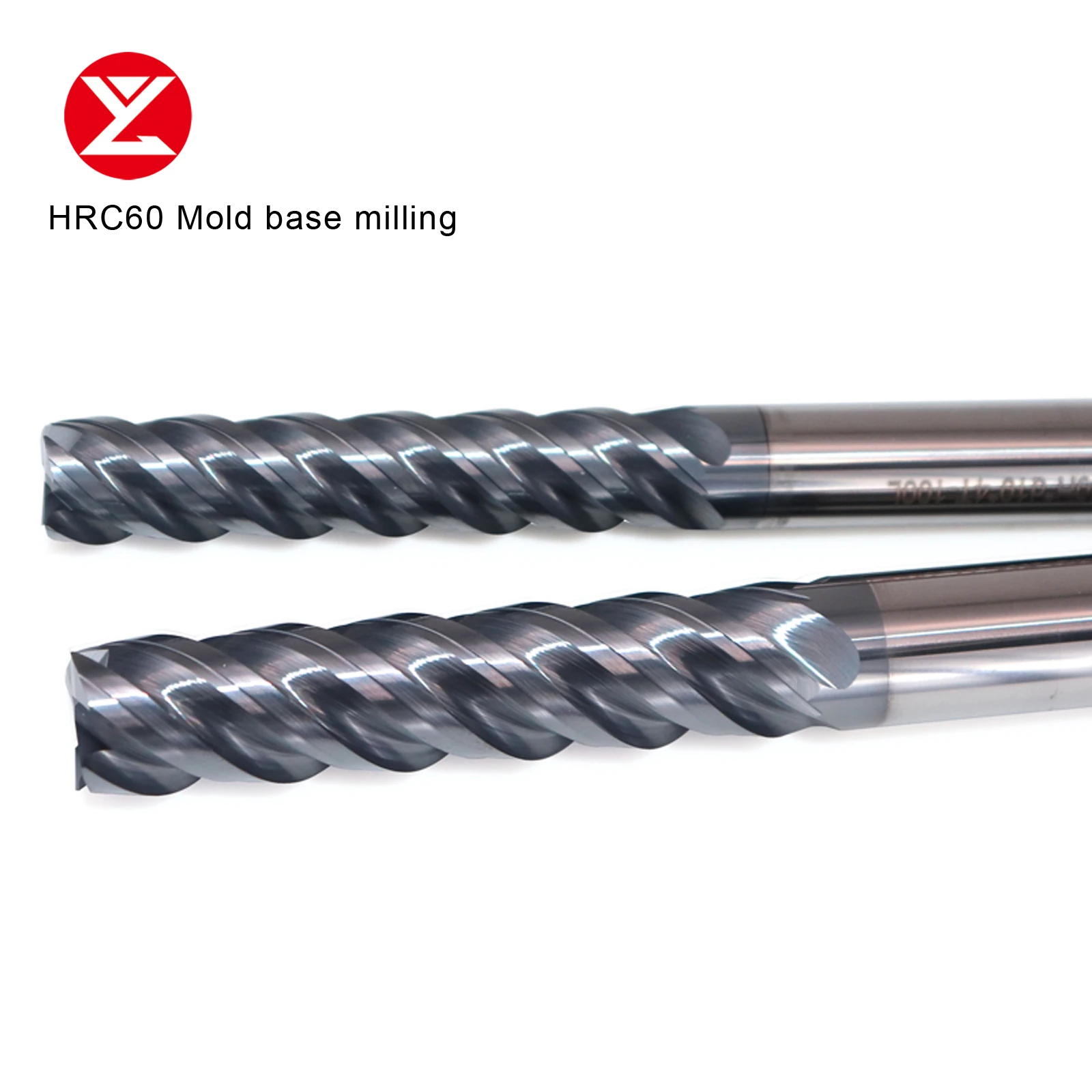 HRC60 4Flute special Side Solid Carbide Frame Milling Cutter for Flat Base Die Frame Tungsten Steel Mold embryo Frame End mill