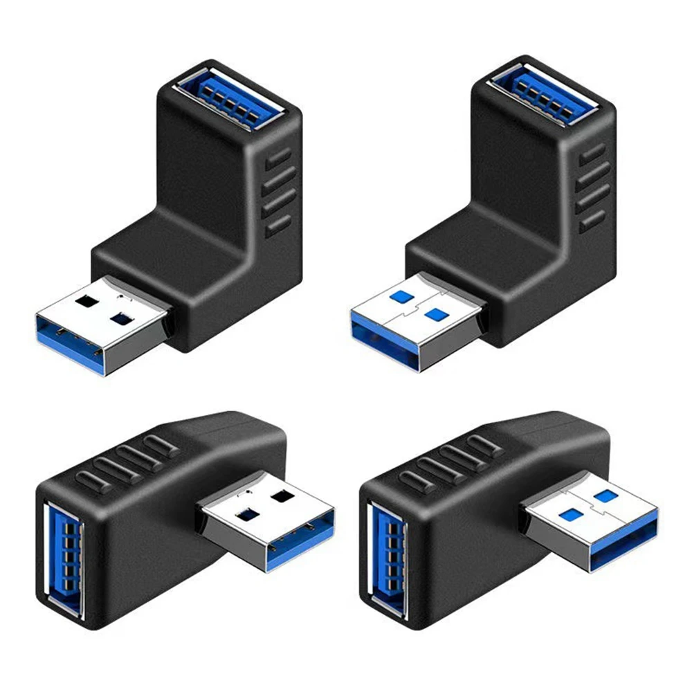 90 270 Degree Angle USB 3.1 Connector Adapter Male to Female Left Right Up Down Angle USB to USB3.1 Adapter Extension Converter