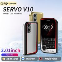 SERVO V10 Dual SIM Mobile Phone Magic Voice Speed Dial FM Radio Camera Flashlight Type-C Port 2.01\