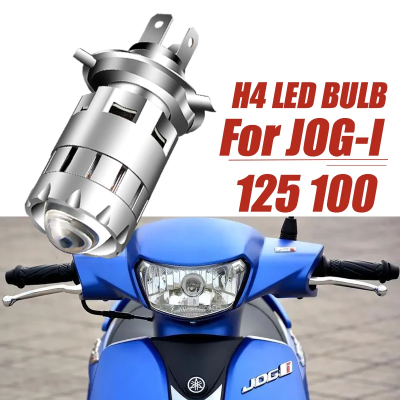 

For Yamaha JOG-i 125 100 Scooter Motorcycle Accessories H4 LED Lens Headlight High Low Beam Cafe Racer Enduro Moto Front Lamp