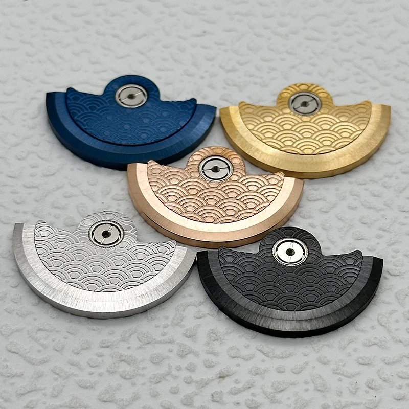 NH35 NH36 Automatic Hammer Rotors Replacement Balance Wheel Parts Compatible With NH34 NH35 NH36 NH38 NH39 4R 7S Watch Movements