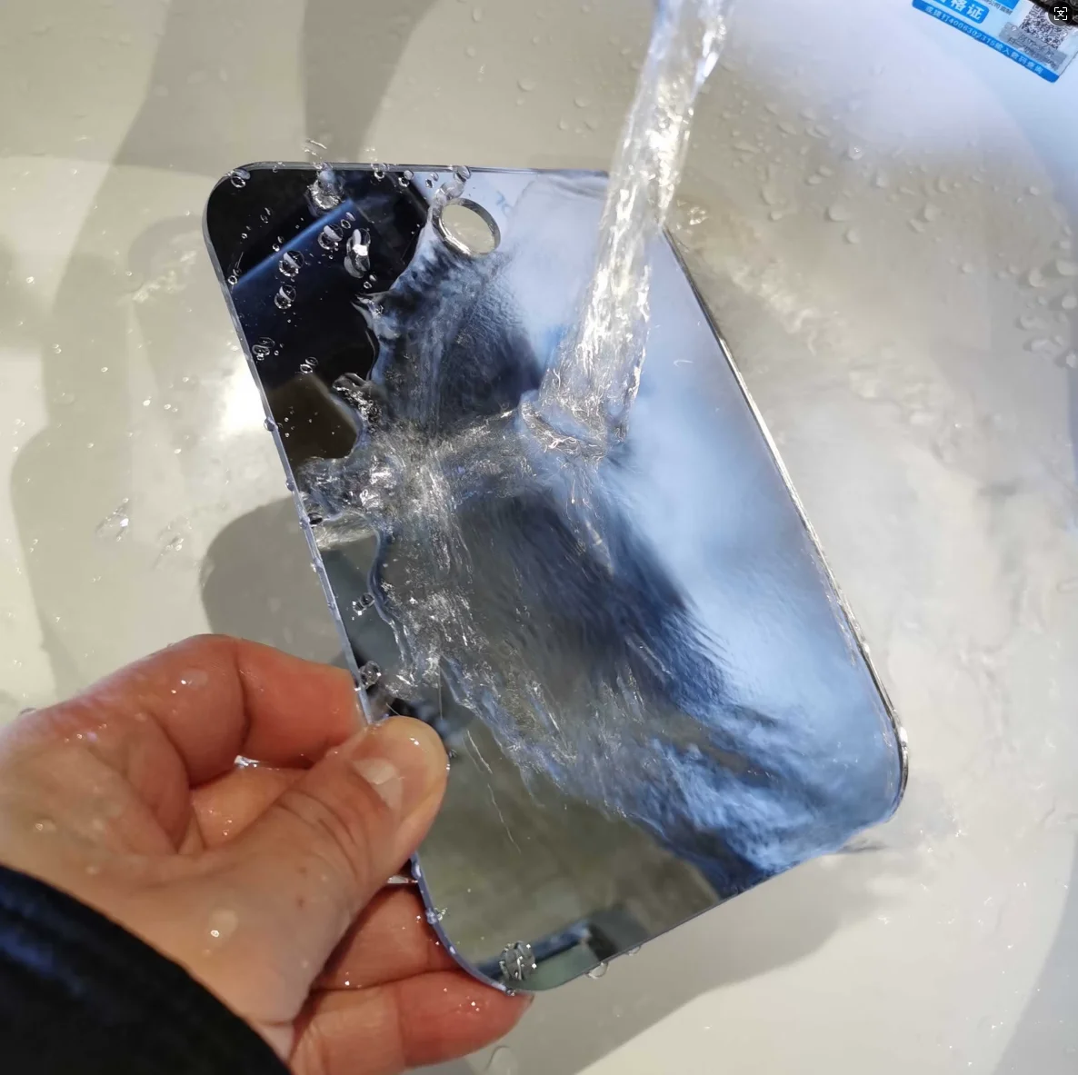 

1 шт. акриловое зеркало с настенной присоской, зеркало для душа для мужчин, бритья, женский макияж, портативные дорожные аксессуары для ванной комнаты