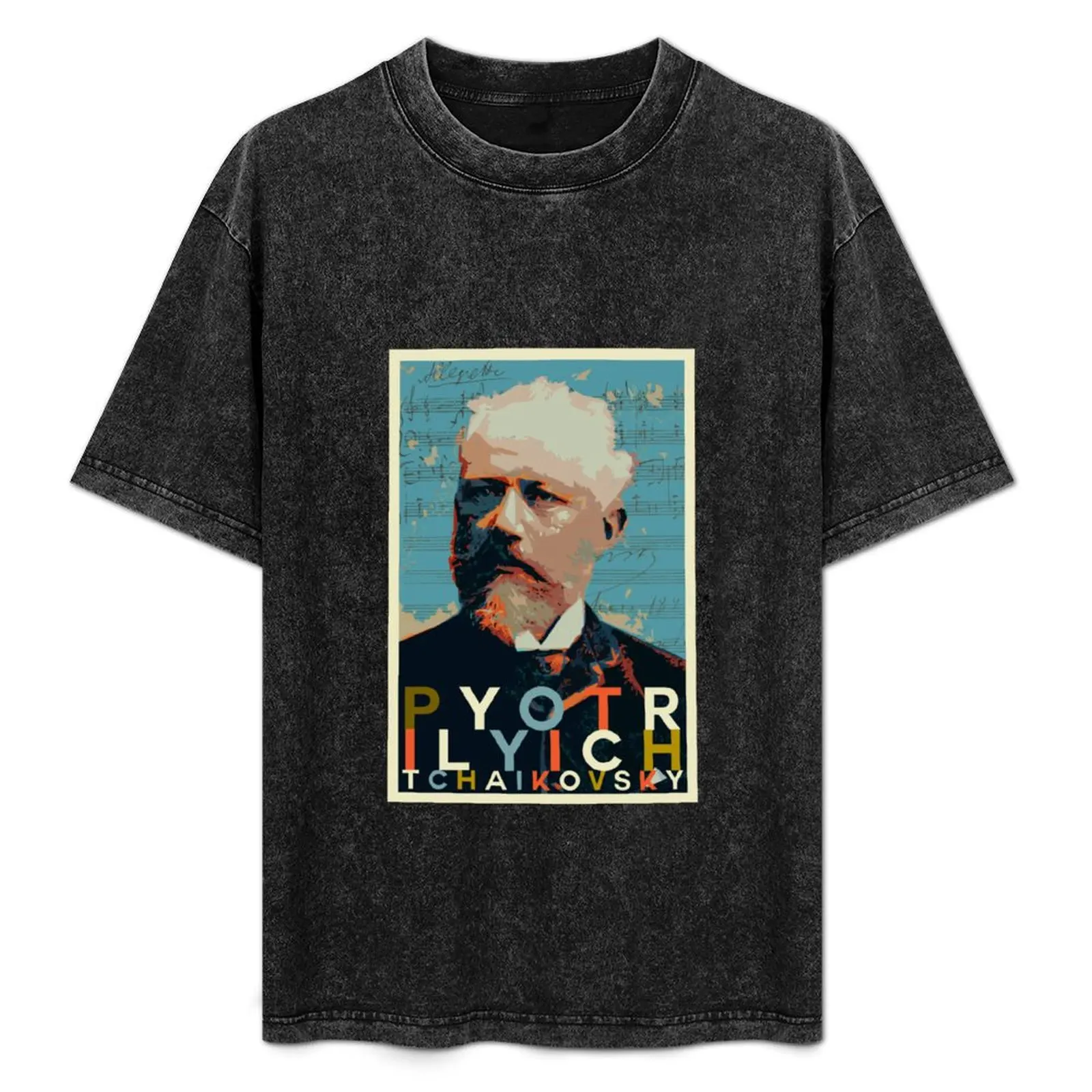 

Piotr Ilyich Tchaikovsky T-Shirt Man t-shirt sports fans Funny t-shirts plus size clothes plus size men clothing