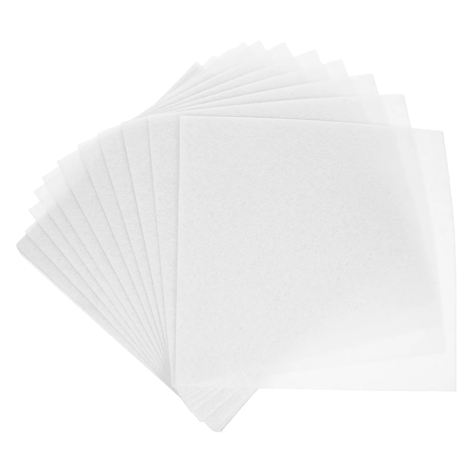 

20pcs White Felt Sheets Soft Thick Craft Fabric For Diy Projects Halloween Christmas Decorations Felt Squares Bulk Material