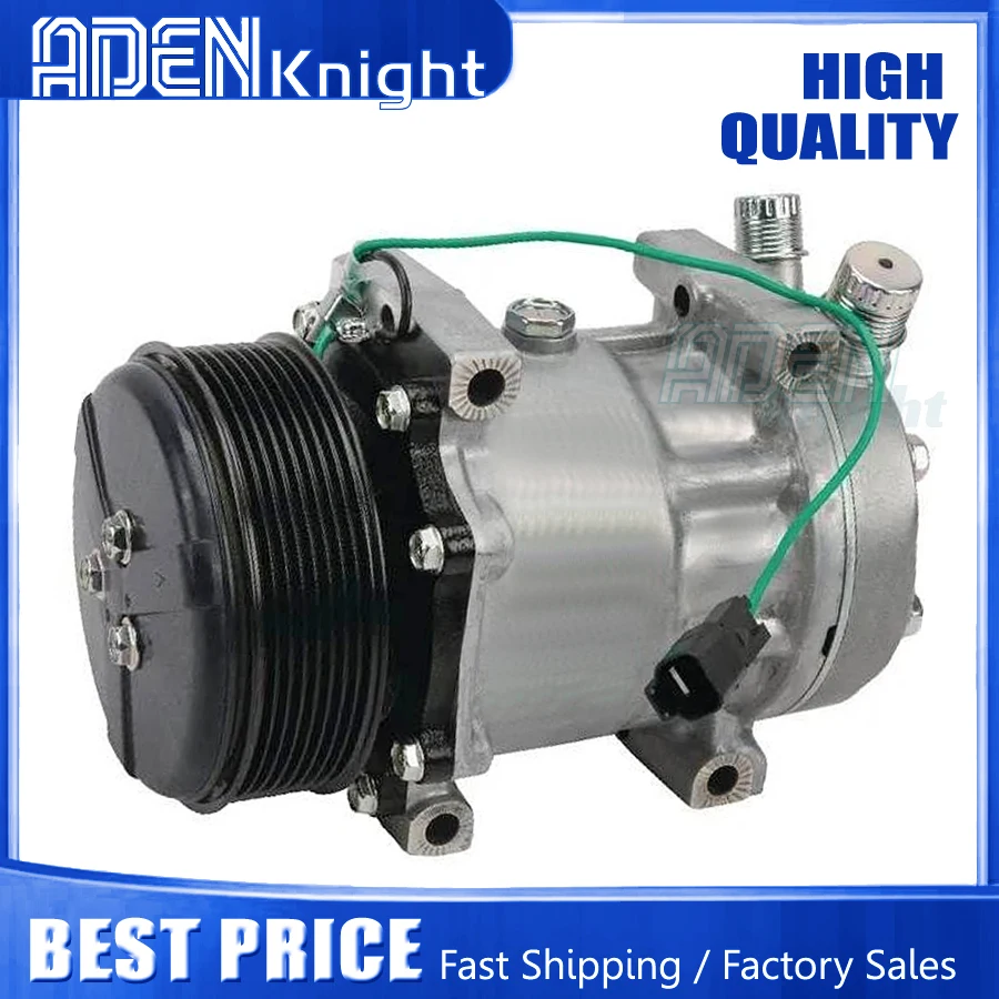 AC Compressor For Bulldozer PR Tracked loader L Excavator R A Series 10012488 10115771 10116769 10148054 SD7H158234 10044567