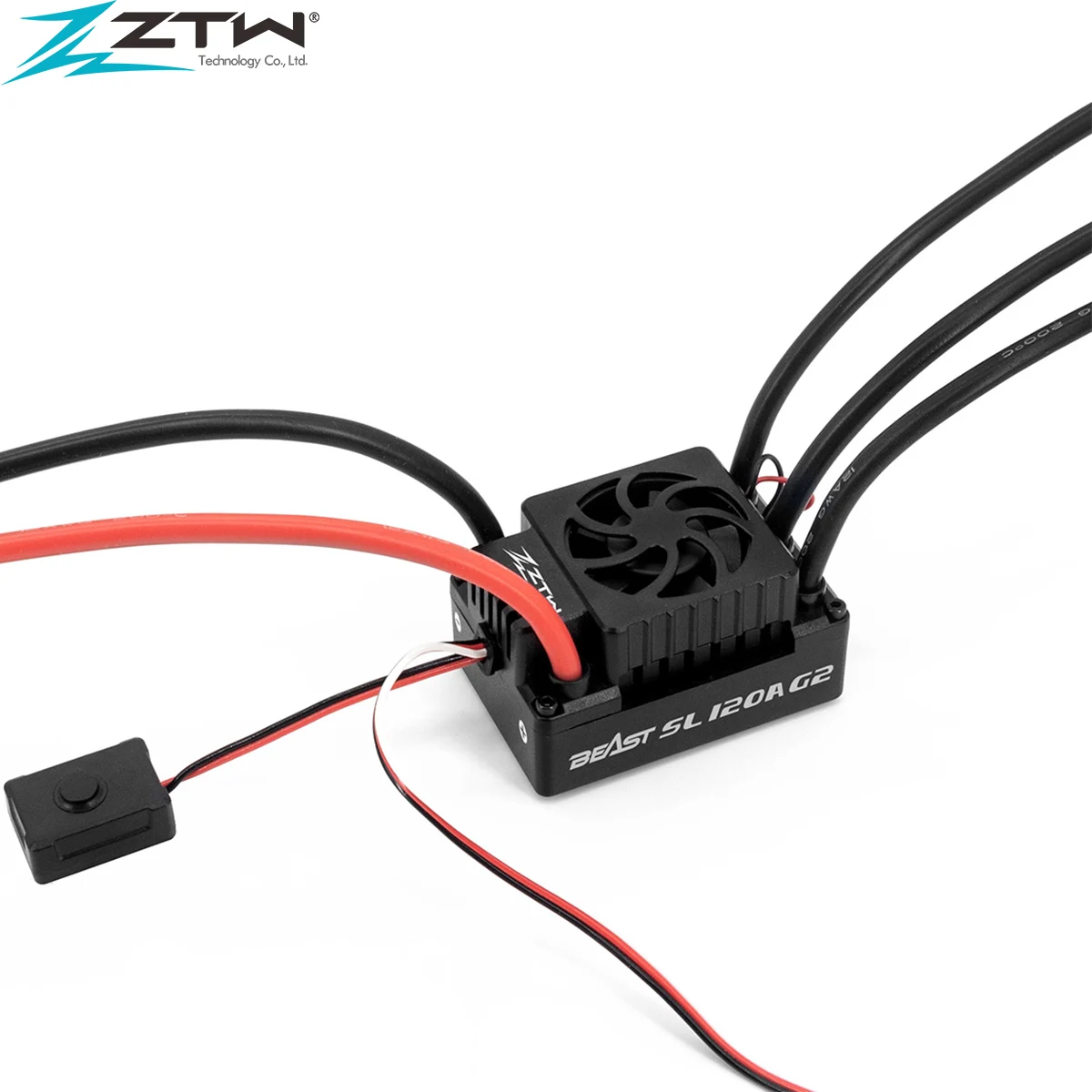 ZTW New 32-Bit ESC Beast G2 SL 120A 2-4S Brushless Speed Control Built-in 6/3A BEC 3660 4200KV Motor Combo For 1/10 SCT RC Car