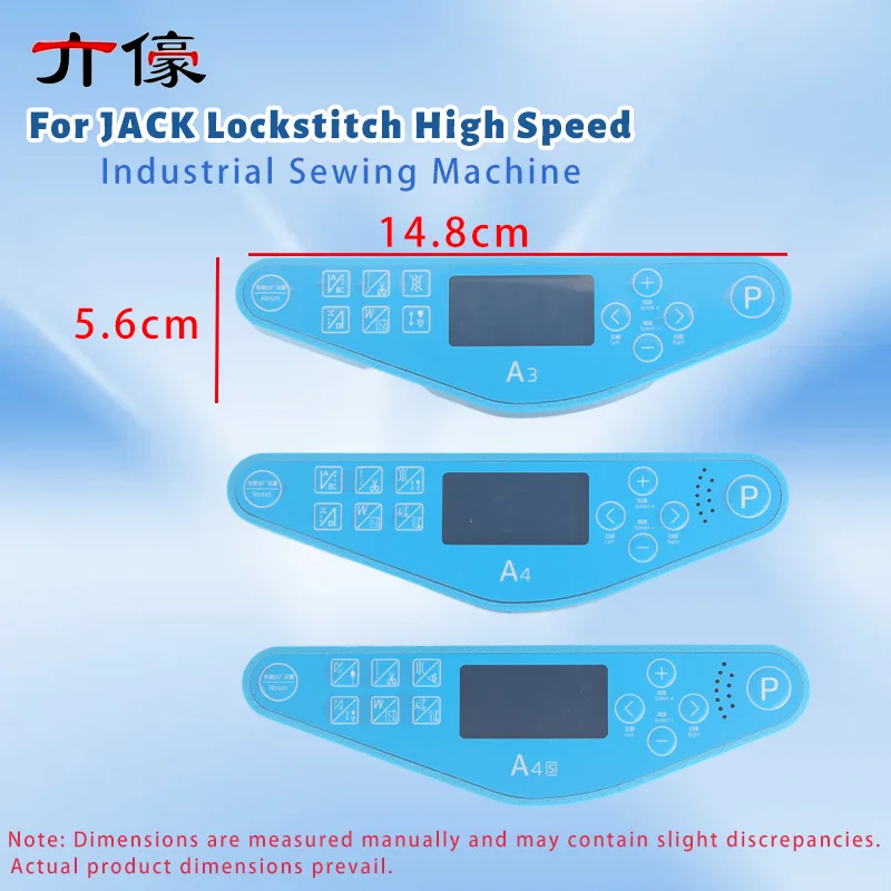 JACK A3 A4 A4S Control Panel POWERMAX QIXING 13833041 13833015 14033015 Lockstitch High Speed Industrial Sewing Machine Parts