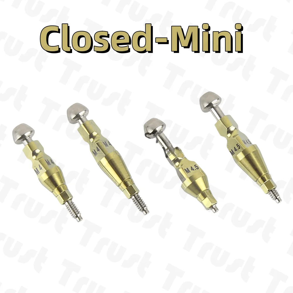 

10Pcs Dental Transfer Impression Coping Close Tray H R/M Fits OSS Yellow High Quality Tools