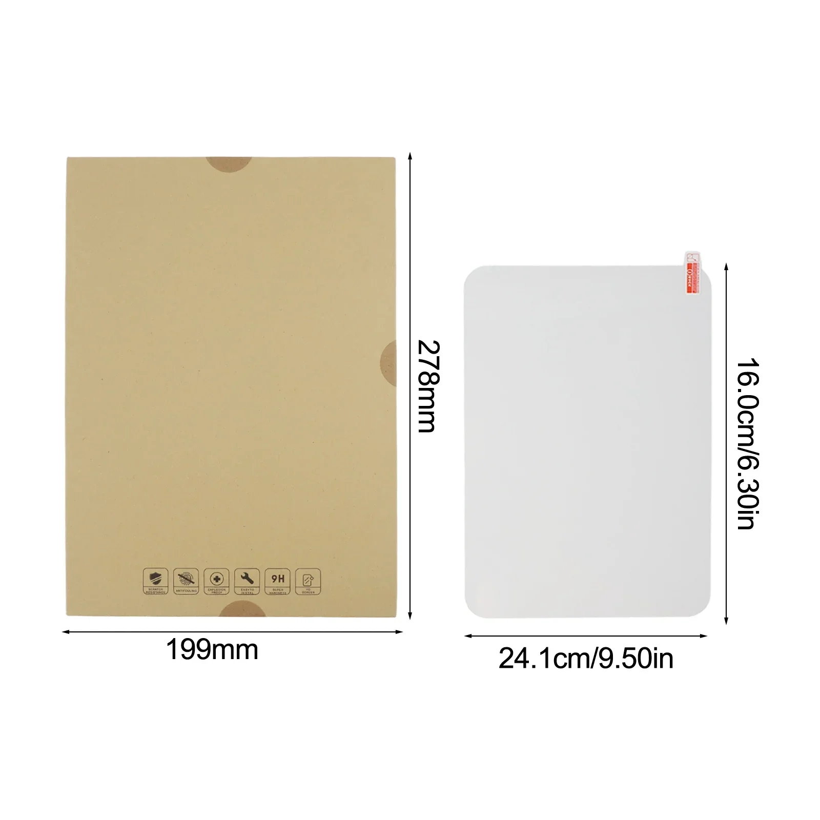 Home Kitchen Use Transparent Ultra-clear Protector Screen Protector Scratch-Resistant Protector Enhanced Durability