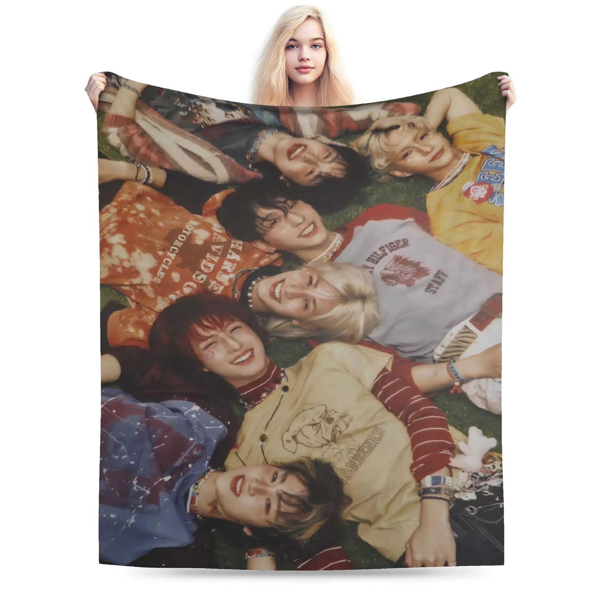 Xdinary Heroes boy group Merch Blankets Ultra-Soft Fleece  Throw Blankets Cozy Plush Thin Quilt