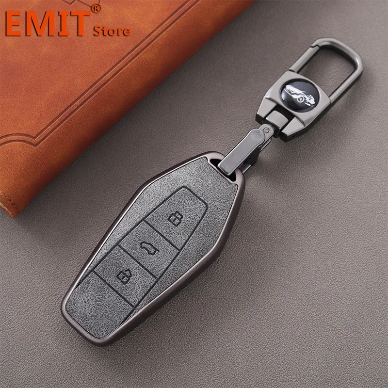 Car Key Case for Chery Icar 03 Icar03 AIQAR EQ7 EQ5 EQ3 JAECOO J6 J7 J8 Remote Cover Shell Keychain Ring Holder Fob Accessories