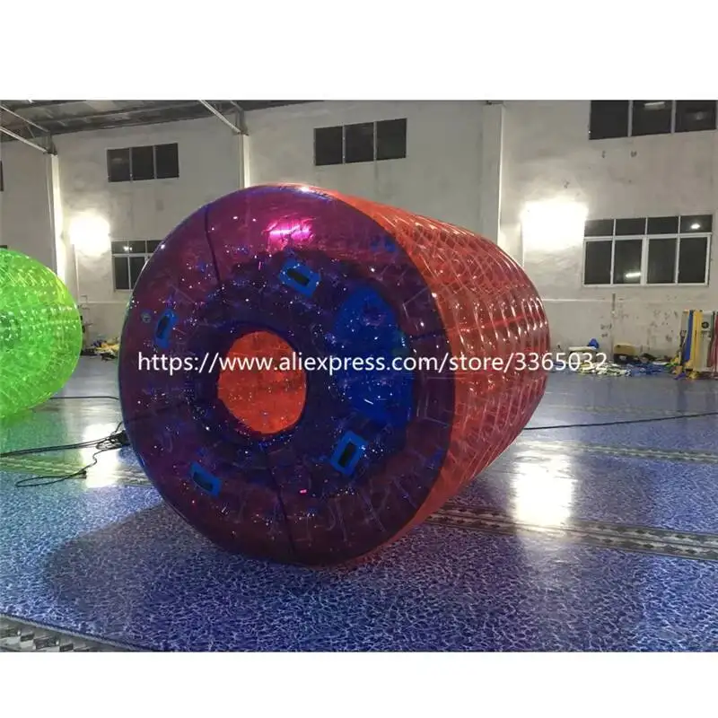 Parque aquático brinquedos bola de água transparente pessoa dentro, bola de rolamento de bolha inflável para venda