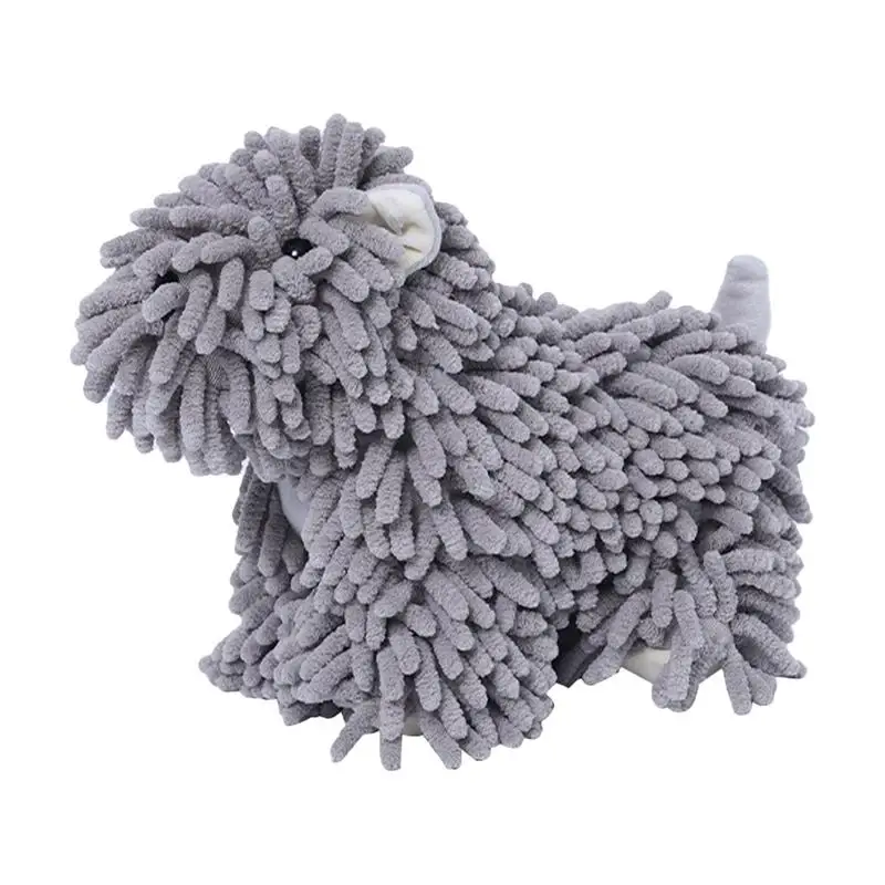 

Quick Dry Hand Towels For Bathroom Cartoon Dogs Fuzzy Ball Hand Towel High Absorbent Bathroom Hand Towels Soft Home Decor