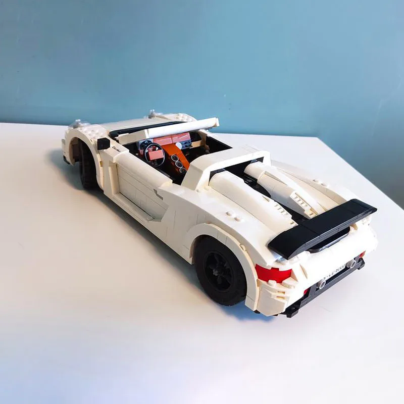 NEW Creative Expert MOC Carrera GT Roadster 10295 MOD Convertible Sports Car Building Blocks Assembled DIY Bricks Toys